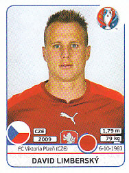David Limbersky Czech Republic samolepka EURO 2016 #391
